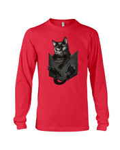 Load image into Gallery viewer, Cat In Your Front Pocket Perfect Gift For Friends Who Loves Cat Unisex Long Sleeve
