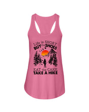 Load image into Gallery viewer, Life Is Short Buy The Shoes Ladies Flowy Tank
