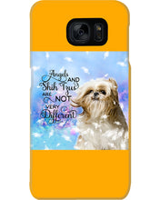 Load image into Gallery viewer, Angels And Shih Tzu Are Not Different Gift For Dog Lovers Phone case
