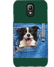 Load image into Gallery viewer, Border Collie In Denim Pocket Gift For Dog Lovers Phone case
