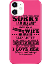 Load image into Gallery viewer, Gift For Husband I Love Here Forever And Always Phone case
