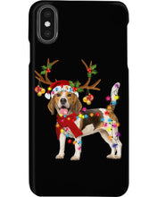 Load image into Gallery viewer, Beagle Gorgeous Reindeer Xmas Lights Gift For Dog Lovers Phone case
