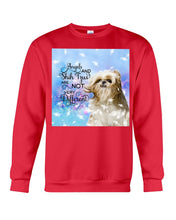 Load image into Gallery viewer, Angels And Shih Tzu Are Not Different Gift For Dog Lovers Sweatshirt
