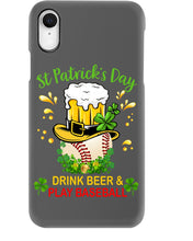 Load image into Gallery viewer, Baseball Drink Beer Day St Patrick's Day Gift For Baseball Lovers Phone case
