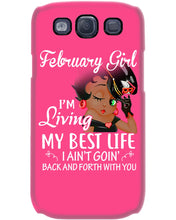 Load image into Gallery viewer, Betty Boop February Girl Living My Best Life Birthday Meaningful Gift Phone case
