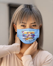 Load image into Gallery viewer, Butterfly Sunset On Beach Those We Love Don't Go Away Gift For Lover Cloth Face Mask
