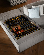 Load image into Gallery viewer, Husband Gift For Wife Never Forget That I Love You Fleece Blanket
