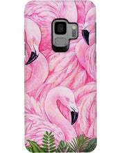 Load image into Gallery viewer, Beautiful Flamingo And Feather Gift For Flamingo Lovers Phone case
