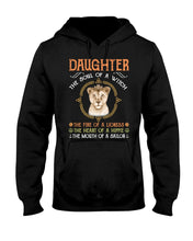 Load image into Gallery viewer, Daughter The Soul Of Witch The Fire Of Lioness Hoodie
