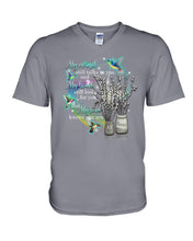 Load image into Gallery viewer, Hummingbird You Are At Peace Gift For Birds Lovers Guys V-Neck
