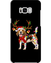 Load image into Gallery viewer, Beagle Gorgeous Reindeer Xmas Lights Gift For Dog Lovers Phone case
