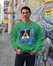 Load image into Gallery viewer, Border Collie In Denim Pocket Gift For Dog Lovers Sweatshirt
