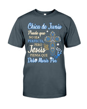 Load image into Gallery viewer, Chica De  Junio    Todo Lo Puedo En Cristo Que Me Fortalece Guys Tee
