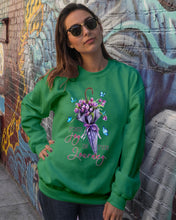 Load image into Gallery viewer, Butterflies Find Joy In The Journey Gift For Daughter Sweatshirt
