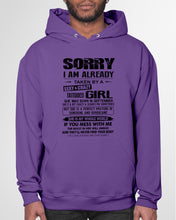Load image into Gallery viewer, I'm Already Taken By    September Sexy And Crazy Girl For Birthday Gift Hoodie
