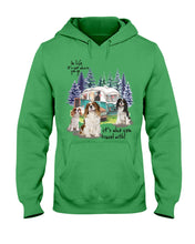 Load image into Gallery viewer, Cavalier King It's Who You Travel With Gift For Dog Lovers Hoodie
