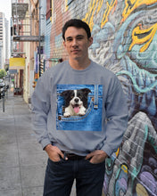 Load image into Gallery viewer, Border Collie In Denim Pocket Gift For Dog Lovers Sweatshirt
