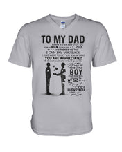Load image into Gallery viewer, Giving For  Dad Let You Know You're Appreciated  Custom Design Guys V-Neck
