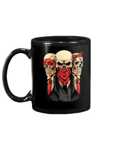 Load image into Gallery viewer, Black Phone Case With Skulls Design Gift For Friends Mug
