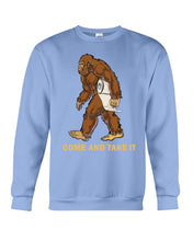Load image into Gallery viewer, Bigfoot Come And Take It Simple Custom Design Sweatshirt
