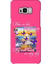 Load image into Gallery viewer, Butterfly Sunset On Beach Those We Love Don't Go Away Gift For Lover Phone case
