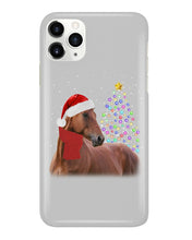 Load image into Gallery viewer, Cute Horse With Santa Hat Lovely Christmas Tree Gift For Horse Lovers Phone case
