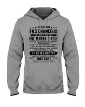 Load image into Gallery viewer, Je Suis Un Fils Chanceux Birthday Gift For Men Hoodie
