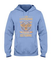 Load image into Gallery viewer, Birthday Meaningful Gift Las Levendas Nacen En Octubre Hoodie
