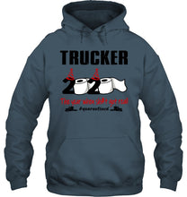 Load image into Gallery viewer, 2020 The Year When Shit Got Real Quarantined Gift For Trucker Hoodie

