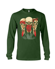 Load image into Gallery viewer, Black Phone Case With Skulls Design Gift For Friends Unisex Long Sleeve

