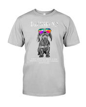 Load image into Gallery viewer, Enter Your Life Dachshund Gift For Dog Lovers Guys Tee
