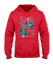 Load image into Gallery viewer, Butterfly Close My Eyes And Hug You Gift For Women Hoodie

