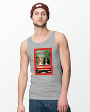 Load image into Gallery viewer, Cavalier Happy Holiday Gift For Dog Lovers Unisex Tank Top
