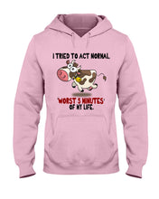 Load image into Gallery viewer, Cow Worst 5 Minutes Gift For Cow Lovers Hoodie
