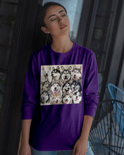 Load image into Gallery viewer, Many Love Husky Siberian On Phone Case Gift For Husky Lovers Unisex Long Sleeve
