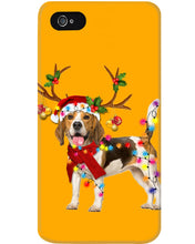 Load image into Gallery viewer, Beagle Gorgeous Reindeer Xmas Lights Gift For Dog Lovers Phone case
