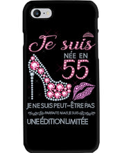 Load image into Gallery viewer, Je Suis Nee En 55 Je Ne Suis Peut-Être Pas Birthday Gift For Grandma Phone case
