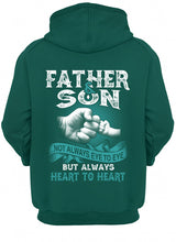 Load image into Gallery viewer, Father And Son Always Heart To Heart Gift For Son Hoodie
