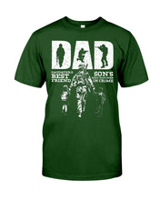 Load image into Gallery viewer, Daughter's Best Friend Son's Partner In Crime Special Custom Design Guys Tee
