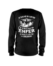 Load image into Gallery viewer, Je Suis Né El En   Jarvier   Enfer Le Diable N Aime Pas Birthday Gift Unisex Long Sleeve
