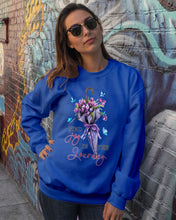 Load image into Gallery viewer, Butterflies Find Joy In The Journey Gift For Daughter Sweatshirt
