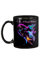 Load image into Gallery viewer, Hummingbirds Heart Shaped I Am A Simple Woman Gift For Mom Mug
