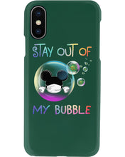 Load image into Gallery viewer, Lovely Phone Case Rainbow Design Stay Out Of My Bubble Gift For Friends Phone case
