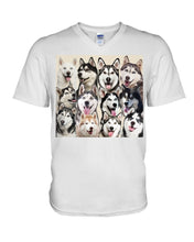 Load image into Gallery viewer, Many Love Husky Siberian On Phone Case Gift For Husky Lovers Guys V-Neck
