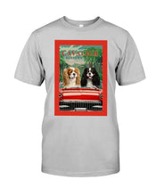 Load image into Gallery viewer, Cavalier Happy Holiday Gift For Dog Lovers Guys Tee
