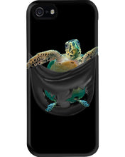 Load image into Gallery viewer, Lovely Phone Case Turtle In Your Pocket Gift For Turtle Lovers Phone case
