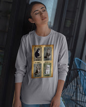 Load image into Gallery viewer, Cat Be Strong When You Are Weak Gift For Cat Lovers Unisex Long Sleeve
