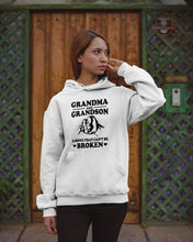 Load image into Gallery viewer, Grandma And Grandson A Bond That Can't Be Broken Custom Design Hoodie
