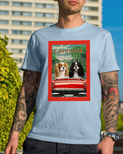 Load image into Gallery viewer, Cavalier Happy Holiday Gift For Dog Lovers Guys Tee
