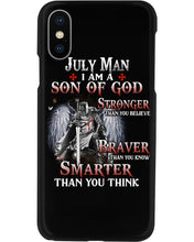 Load image into Gallery viewer, July Man Son Of God Birthday Meaningful Gift For Men Phone case
